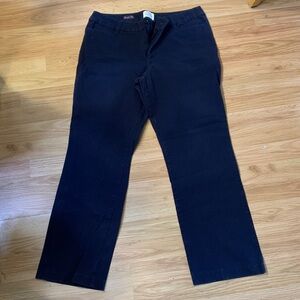 St. John's Bay Navy Straight Leg Pants